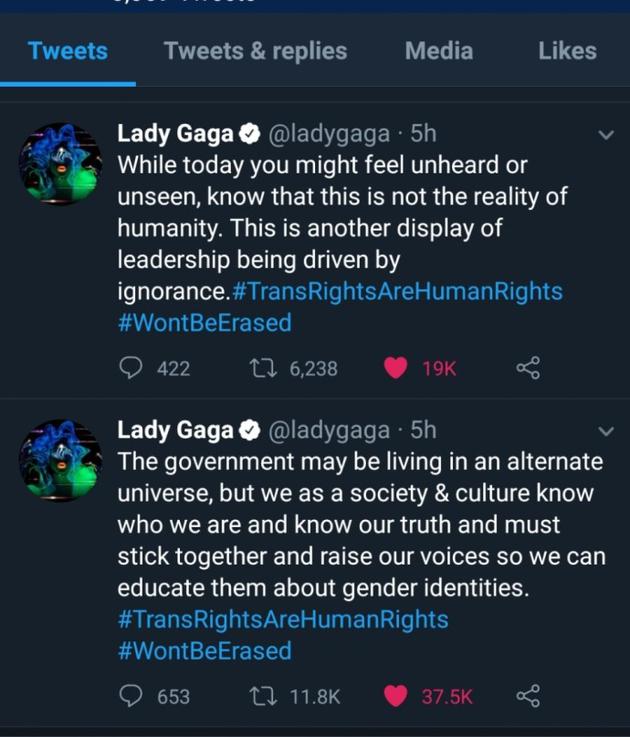 Lady Gaga再次为LGBT群体发声