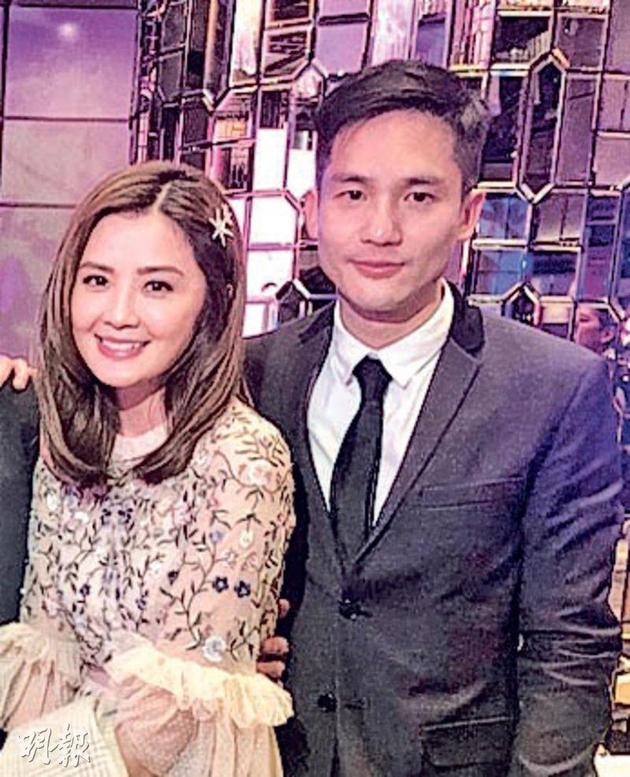 阿Sa表示与男友石恒聪(右)相处得开心和舒服。