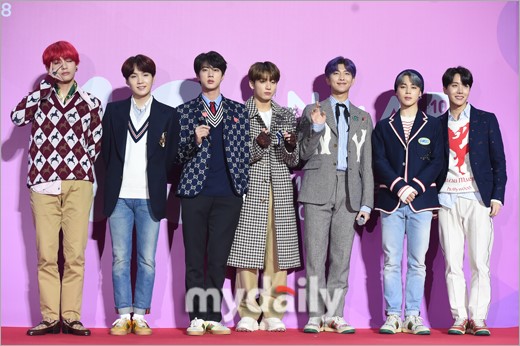 防弹少年团连续15周打入公告牌 即将刷新最长