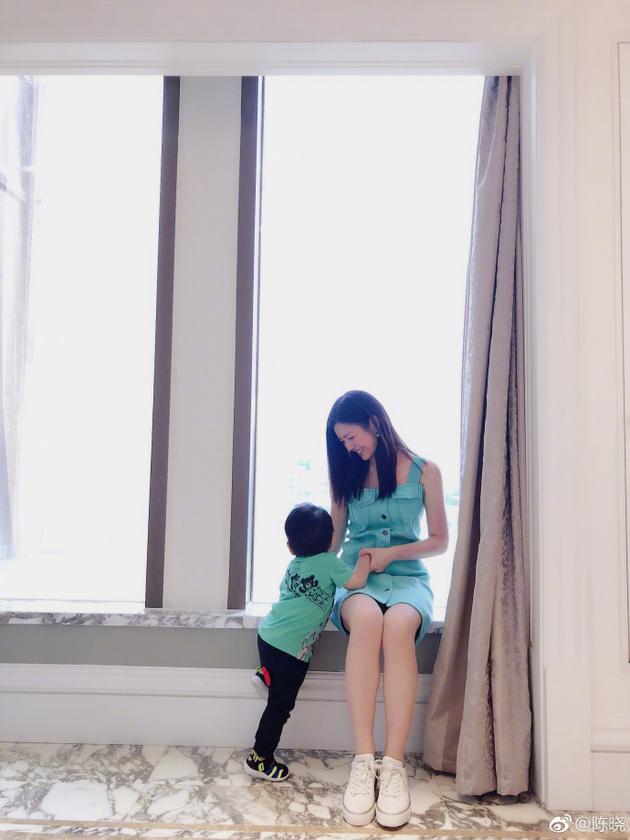 陈妍希和孩子