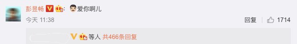 彭昱畅回复许魏洲