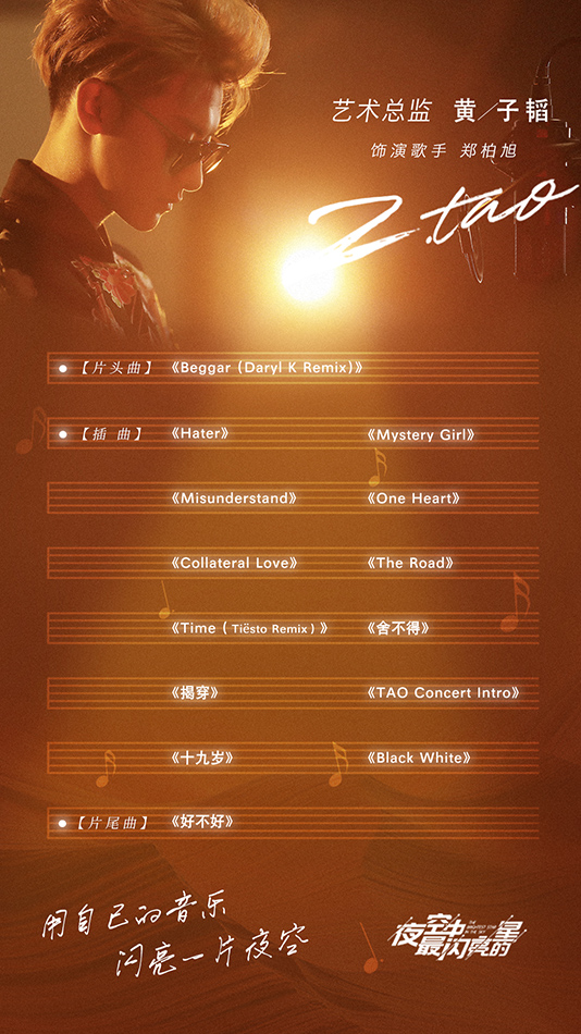《夜空中最閃亮的星》歌詞海報