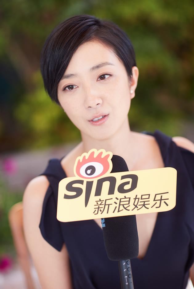 桂纶镁接受新浪娱乐专访(图:宫德辉)