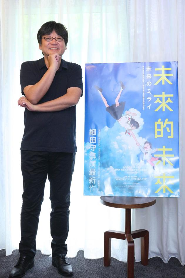 细田守在台北宣传《未来的未来》