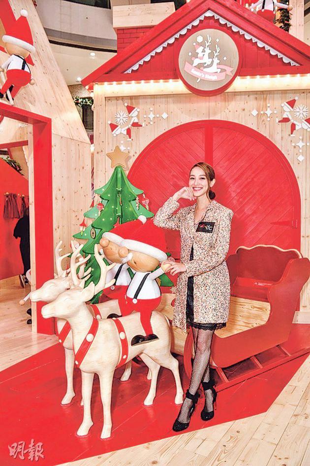 陈凯琳开心老公郑嘉颖圣诞节有时间留着香港一起庆祝，她会亲自下厨炮制圣诞大餐。