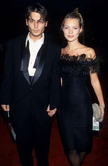 相恋时的德普与凯特