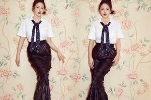 豹系女神张雨绮红唇明亮霸气曲线动人