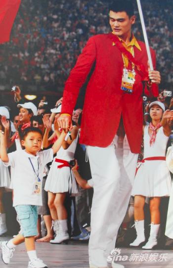 北京奥运会时，林浩还牵手姚明现身开幕式