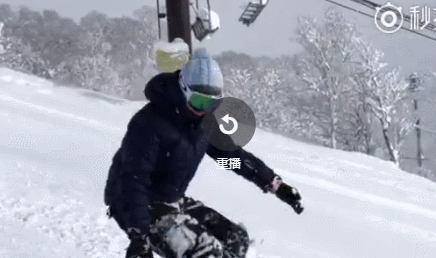 梁朝伟滑雪超酷炫