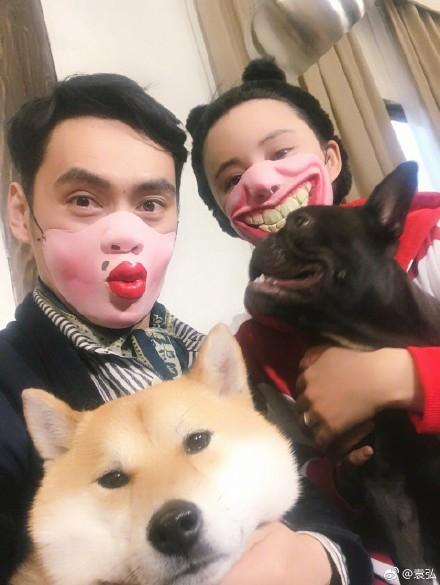 袁弘张歆艺互黑自拍