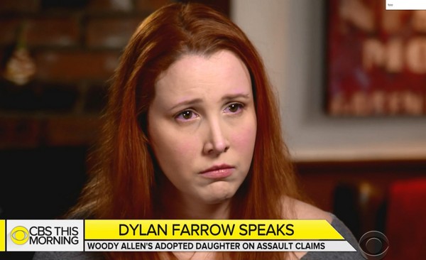 Dylan Farrow上电视控诉伍迪艾伦