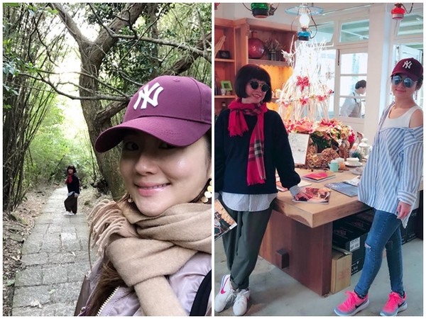 Selina任家萱与妈妈爬阳明山