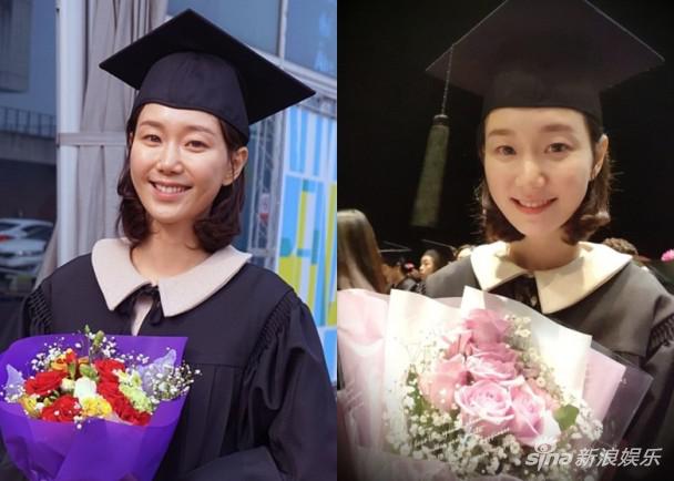 李俞英今日现身首尔艺术综合学校,出席领受学位仪式