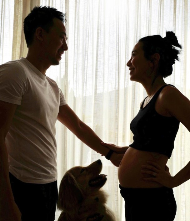 吴雨霏晒照宣布怀孕已有5个月