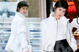 刘诗诗短发帅气 玩转红白黑展别样魅力