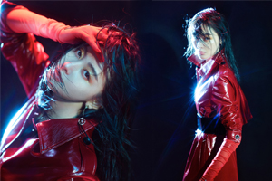 张天爱烈焰红唇湿发撩人浓烈酷炫