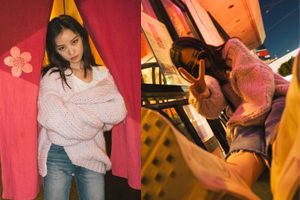 颜值服气！倪妮晒美照简单搭配显气质