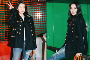 迪丽热巴米兰之行收官 嘟嘴比V俏皮动感