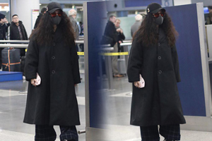 范冰冰造型“一黑到底”臃肿似座山