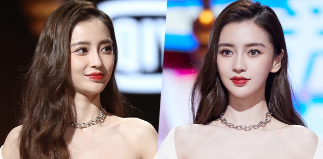 Angelababy(左:原图 右:精修)