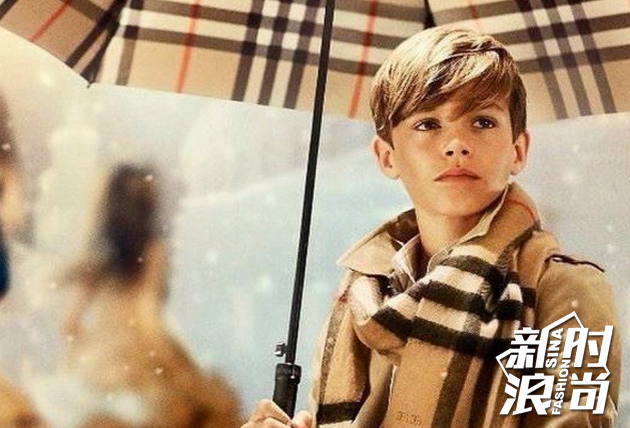 贝家公子代言了Burberry