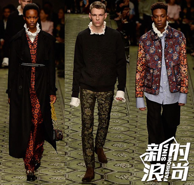 Burberry 2016九月系列中伊丽莎白领变形设计