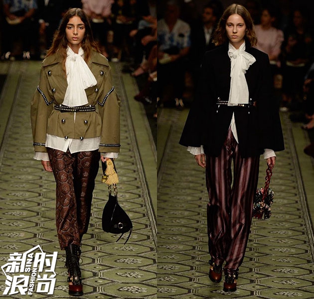 Burberry 2016九月系列中的“绅士领巾”