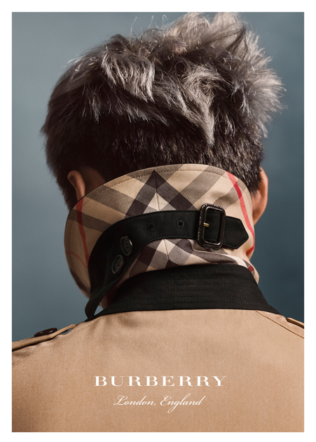 吴亦凡代言Burberry