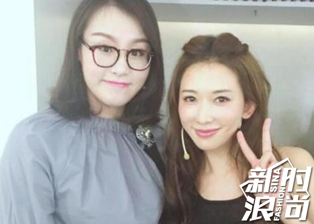 傅园慧合影林志玲-化了妆的洪荒少女没输