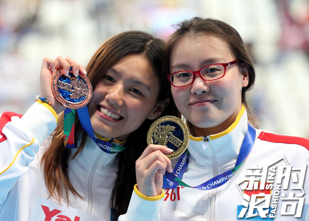 傅园慧首摘世锦赛冠军