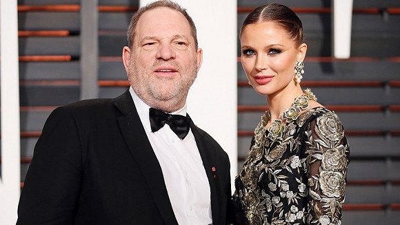 Harvey Weinstein和妻子、Marchesa创始人暨创意总监之一的Georgina Chapman