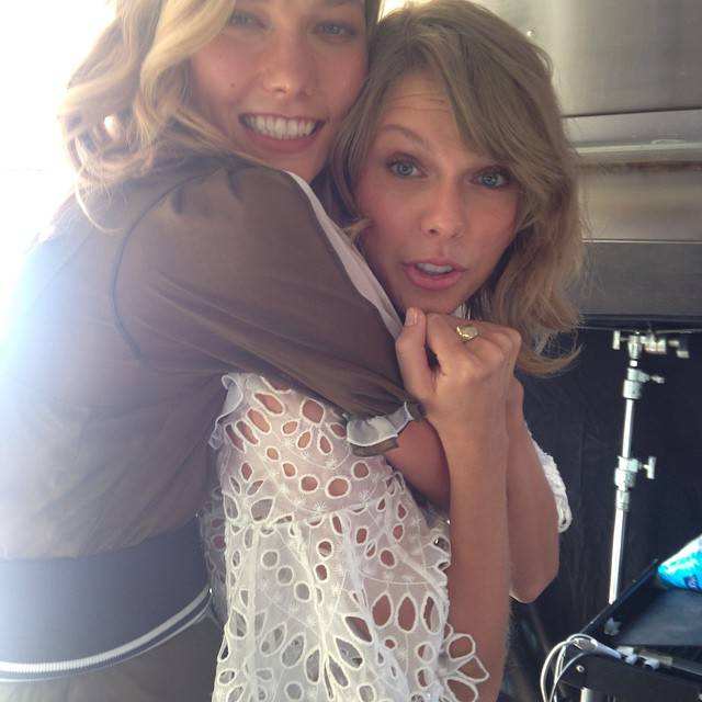 Taylor Swift 与Karlie Kloss