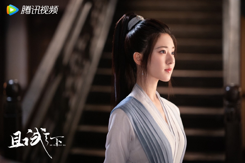 明星古装高马尾造型 女侠范儿十足！