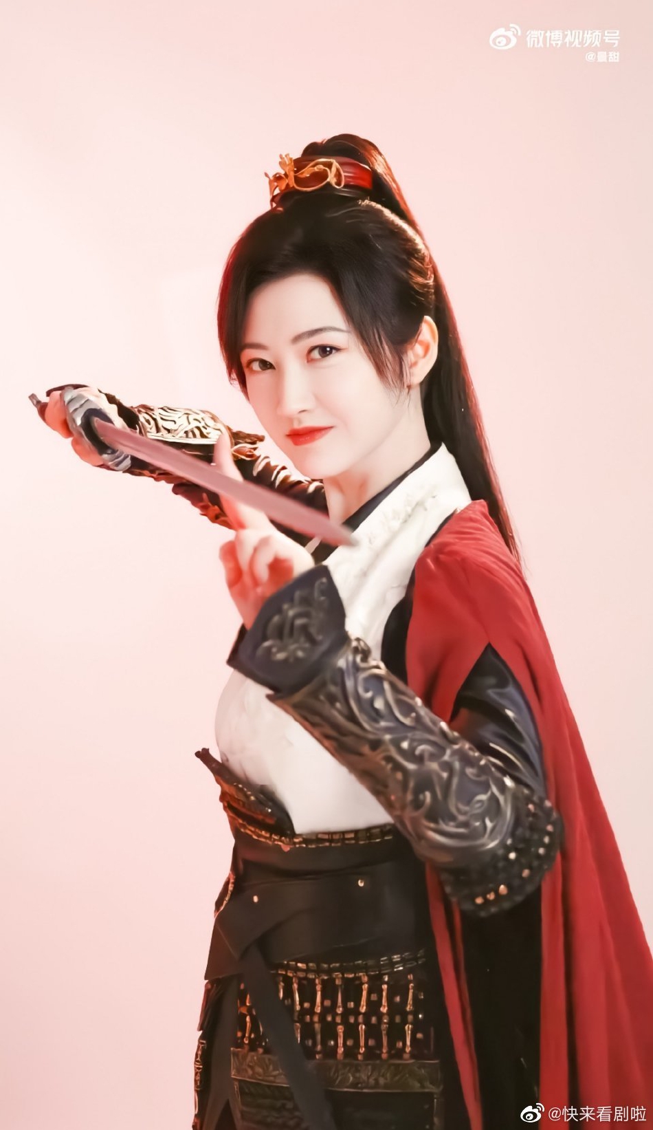 明星古装高马尾造型 女侠范儿十足！