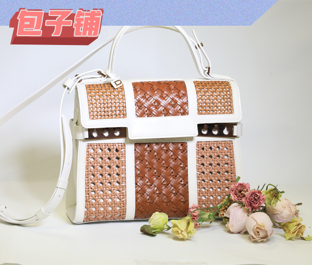 Delvaux Tempete牛皮编织包包2