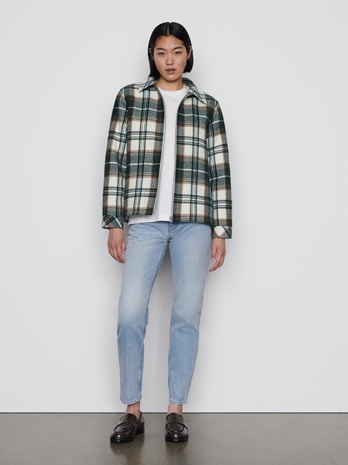 MOPQ FLANNEL JACKET法兰绒夹克