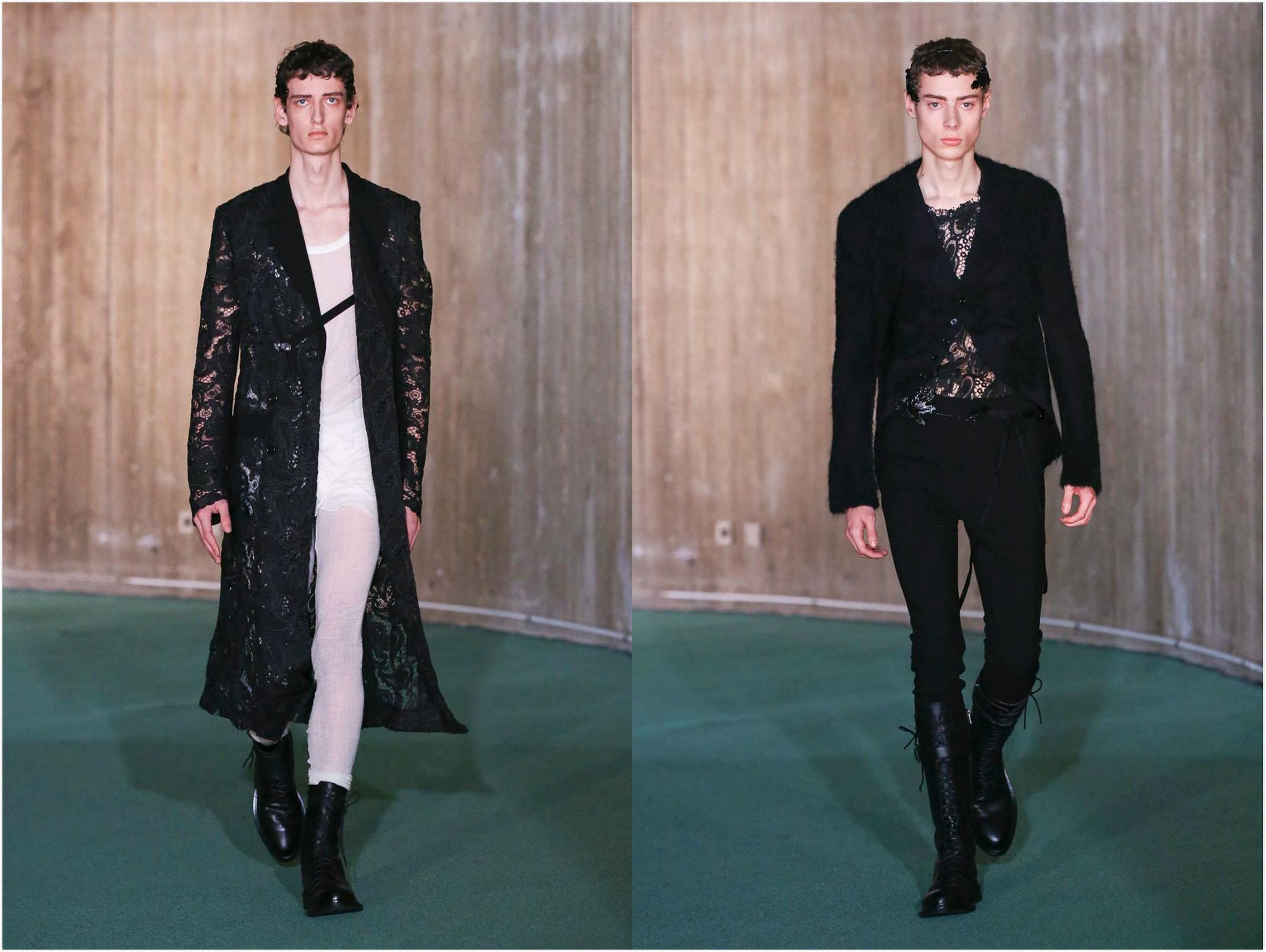 2020秋冬巴黎男装周Ann Demeulemeester秀场