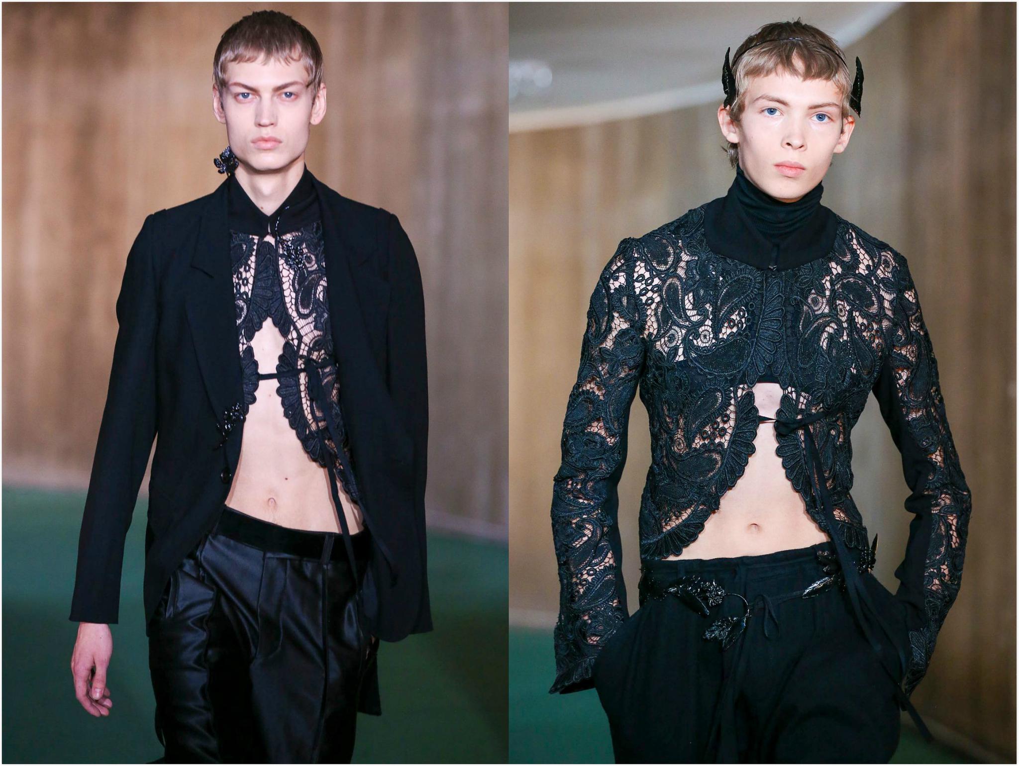 2020秋冬巴黎男装周Ann Demeulemeester秀场