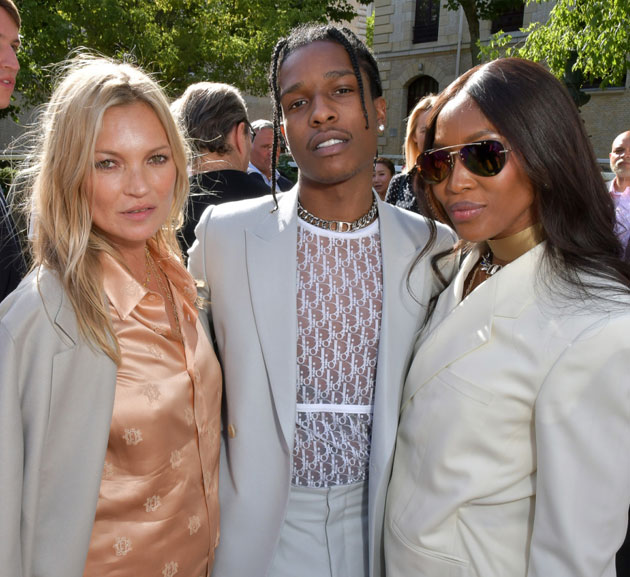 超模Kate Moss  、ASAP-Ricky、 Naomi Campbell