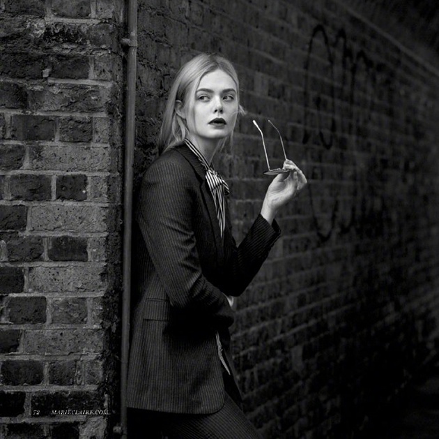 Elle Fanning 美国版《MarieClaire》二月刊 时尚大片