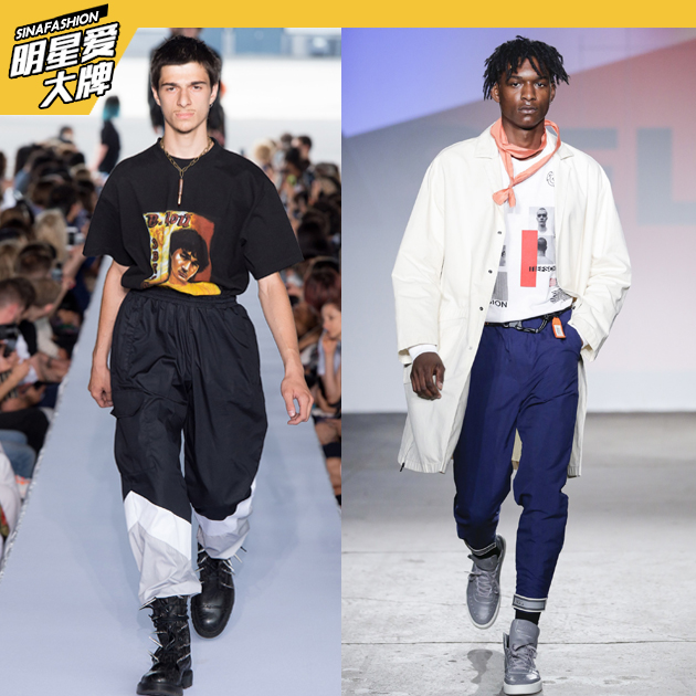 从左至右：Vetements、Gustav Von Aschenbach 2019春夏男装系列