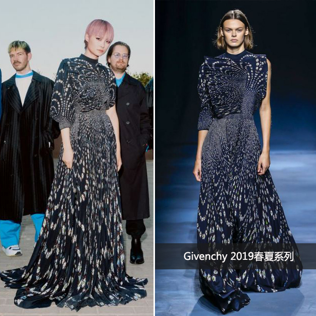 李宇春穿Givenchy長裙