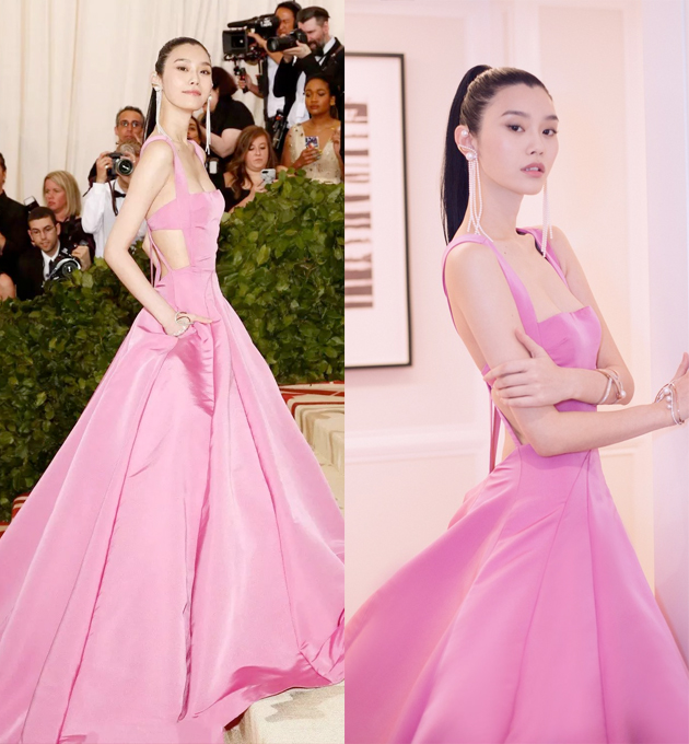 奚梦瑶2018met ball