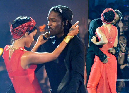 Rihanna和A$AP Rocky合作舞台