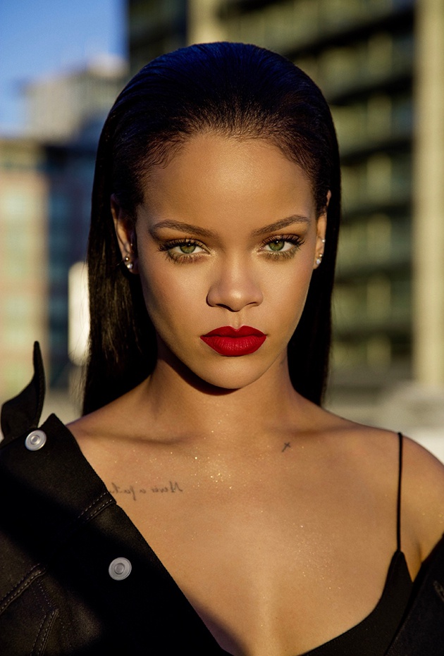 Rihanna欧美立体深邃妆容