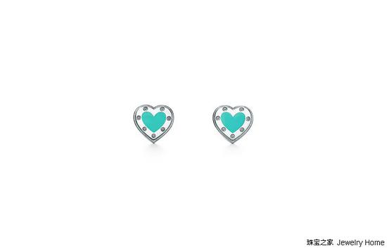 Tiffany & Co。蒂芙尼 RETURN TO TIFFANY系列耳环，925银，售价： RMB 2，550