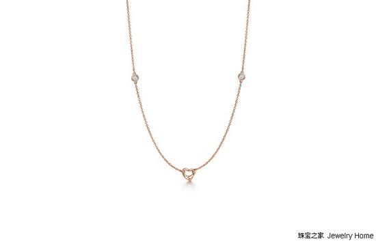 Tiffany & Co. 蒂芙尼 Elsa Peretti™系列 Open Heart限量版项链 长度45.72cm