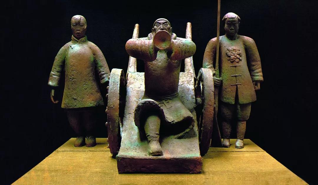仇娃参军 / 杨奇瑞 / 135 × 160 × 150 cm / 铜 / 1990