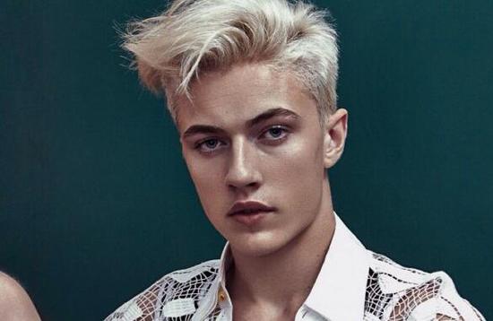 银发男模 Lucky Blue Smith（图片来源：Jack-R设计）