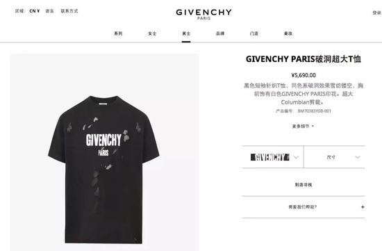 GivenchyT恤